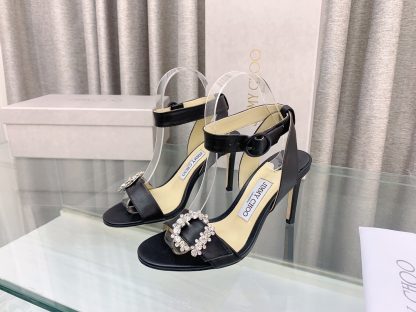 Jimmy Choo Elegant C-buckle rhinestone high heels - Image 3