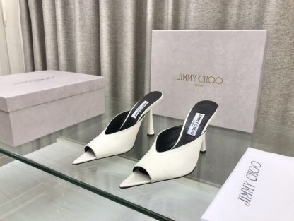 Jimmy Choo fashionable versatile open-toe high heels - Image 3