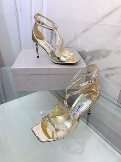 Jimmy Choo Fashion Square Toe High Heels - Image 3