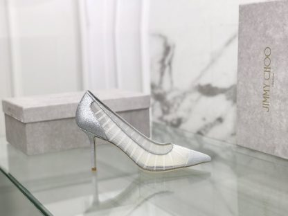 Jimmy Choo stylish mesh high heels - Image 3