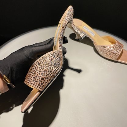 Jimmy Choo gradient high heels with rhinestones - Image 3