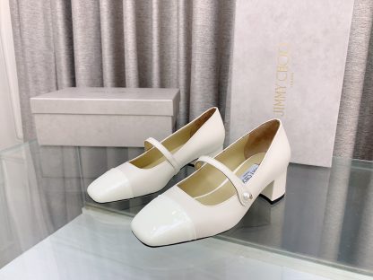 Jimmy Choo New Mary Jane Block Heel Pumps - Image 3