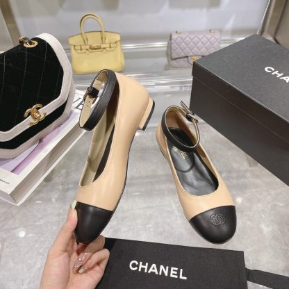 Chanel Comfort Classic Almond Black with Mary Jane Shoes - Image 3