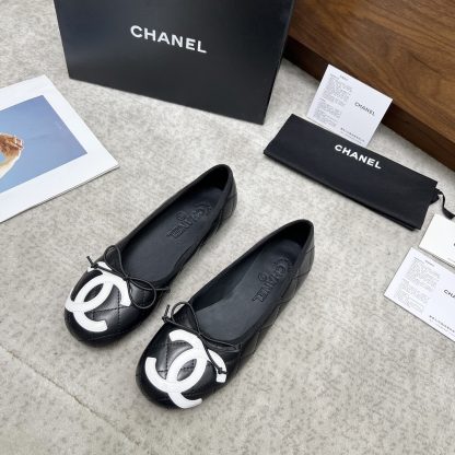 Chanel Spring and Summer Dancing Shoes Series Small Round Toe Slimming Flat Shoes - Image 3