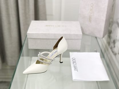 Jimmy Choo new hollow rhinestone single shoes high heels - Image 3