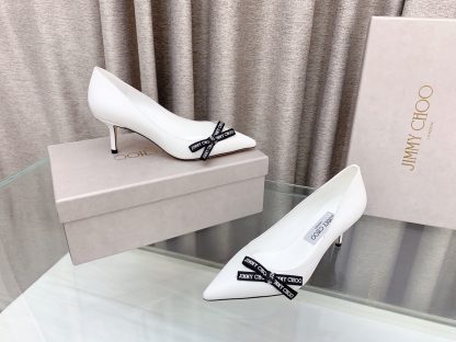 Jimmy Choo new letter bow high heels - Image 3