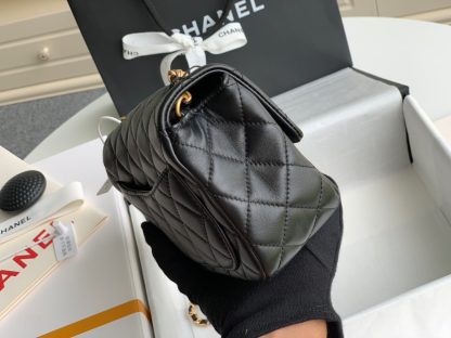 Chanel bag Platinum Edition Metal Round Ball Square Fat Handbag - Image 3