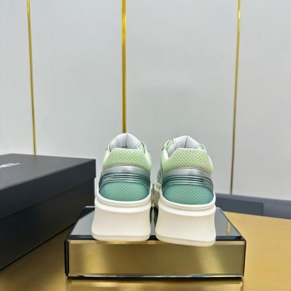 Chanel Green and Silver Casual Versatile Sneakers - Image 3