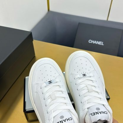 Chanel pure white breathable casual versatile sports shoes - Image 3