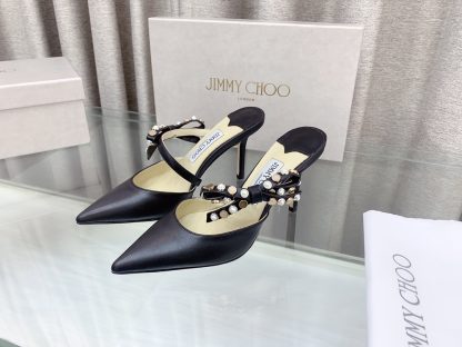 Jimmy Choo popular bow high heels - Image 3