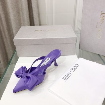 Jimmy Choo bow high heels - Image 3
