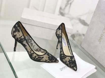 Jimmy Choo lace high-heeled shoes - Image 3