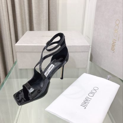 Jimmy Choo stylish square head high heels - Image 3