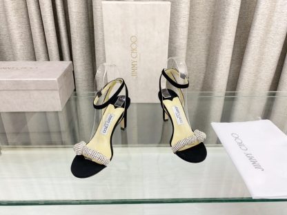 Jimmy Choo rhinestone ankle strap high heels - Image 3