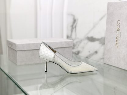 Jimmy Choo new lace embroidery diamond series high heels - Image 3