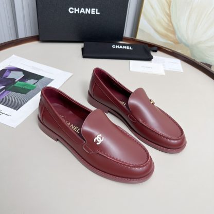 Chanel Spring/Summer Dancing Shoes Collection Red Retro Loafers - Image 3