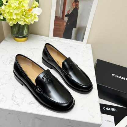 Chanel Black New Autumn Goddess Series Loafers - Image 3