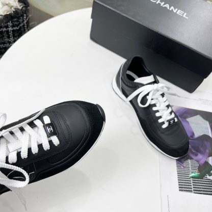 Chanel Spring and Autumn Super Durable Black Casual Shoes - Image 3