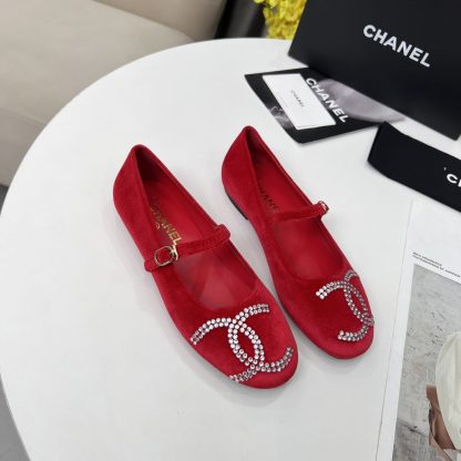 Chanel Spring/Summer Dance Shoes Collection Red Hot Brick Loafers - Image 2