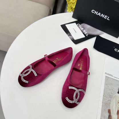 Chanel Spring/Summer Dance Shoes Collection Pink Hot Brick Loafers - Image 3