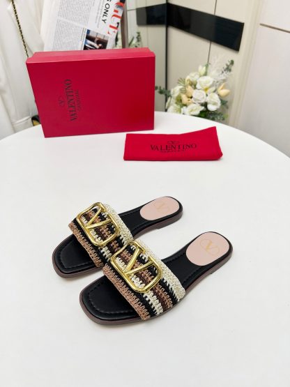 VALENTINO Woven Slippers - Image 3