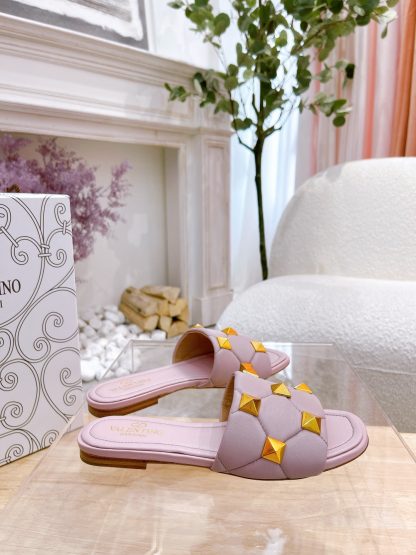 VALENTINO Studded Fashion Slippers - Image 4