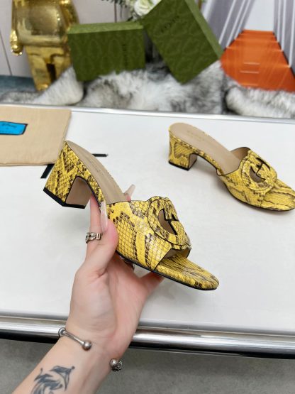 Gucci platform slippers