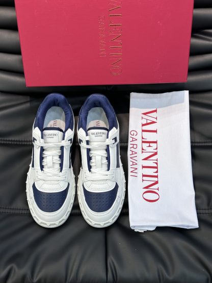 VALENTINO low-top calfskin sneakers - Image 3