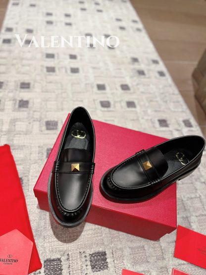 VALENTINO Rivet Decorated Simple Versatile Casual Shoes - Image 3