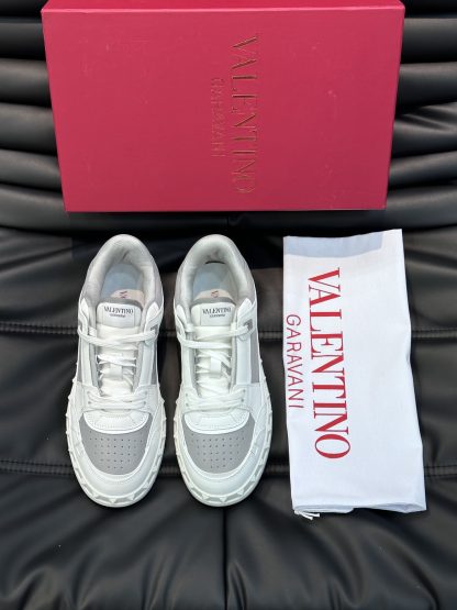 VALENTINO Elegant Low-Top Calfskin Sneakers - Image 3