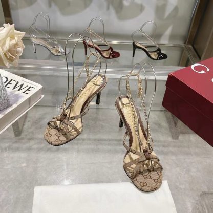 Gucci classic women's high heel sandals - Image 3