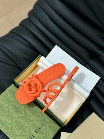 Gucci classic double G upper beach jelly shoes - Image 3