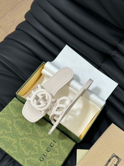 Gucci classic double G upper beach jelly shoes - Image 3