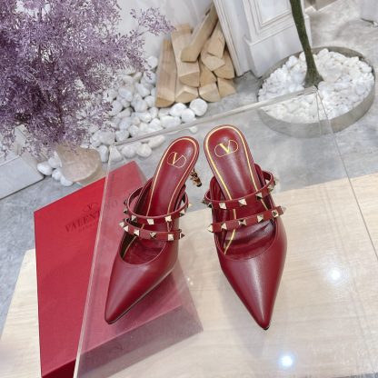 VALENTINO pointed toe studded element fashionable sandals high heels - Image 3