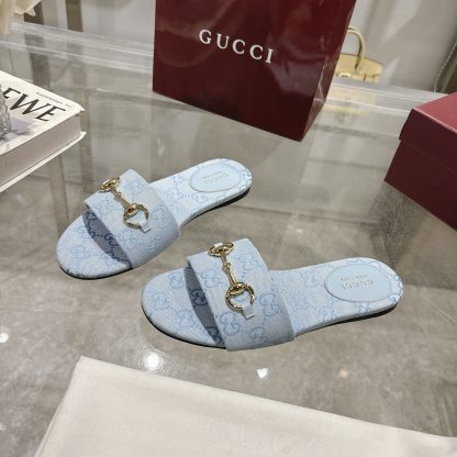 Gucci Horsebit Women's Beach Sandals - Image 3