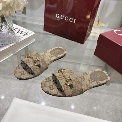 Gucci Horsebit Women's Beach Sandals - Image 3