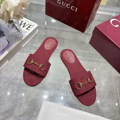 Gucci Horsebit Women's Beach Sandals - Image 3
