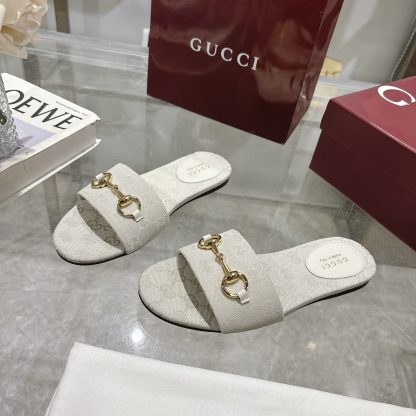 Gucci Horsebit Women's Beach Sandals - Image 3