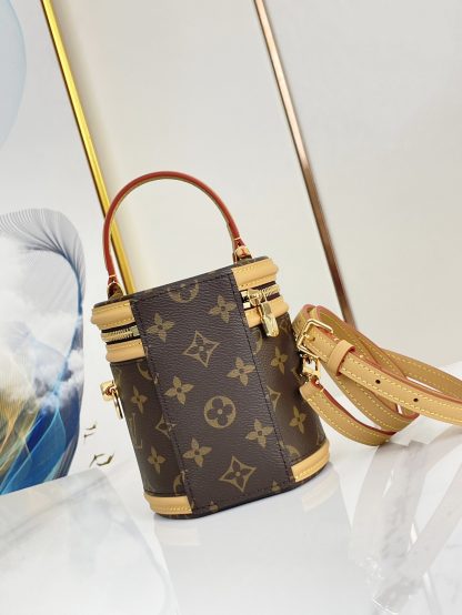 Louis Vuitton NANO CANNES Monogram Cylindrical Bag - Image 3