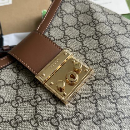 Gucci Vintage Padlock Shoulder Bag - Image 3
