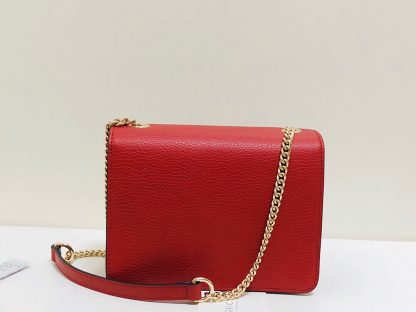 Gucci Vintage Red Chain Bag - Image 3