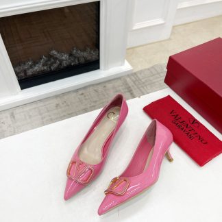 VALENTINO Exquisite bronze buckle fashionable high heels