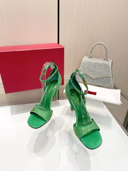 VALENTINO exquisite diamond-studded high heels - Image 3