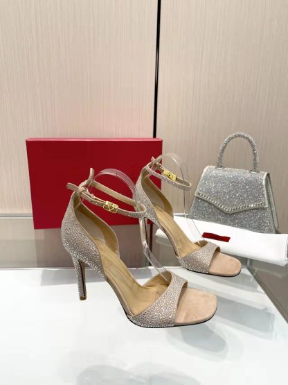 VALENTINO exquisite diamond-studded high heels - Image 3