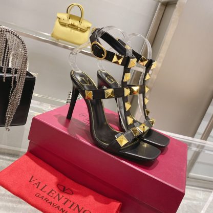 VALENTINO Studded Sandals High Heels - Image 4