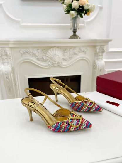 VALENTINO Hand-woven exquisite high heels