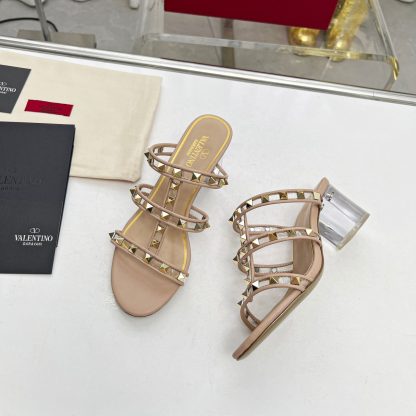 VALENTINO Transparent Heel Film Sandals High Heels - Image 3