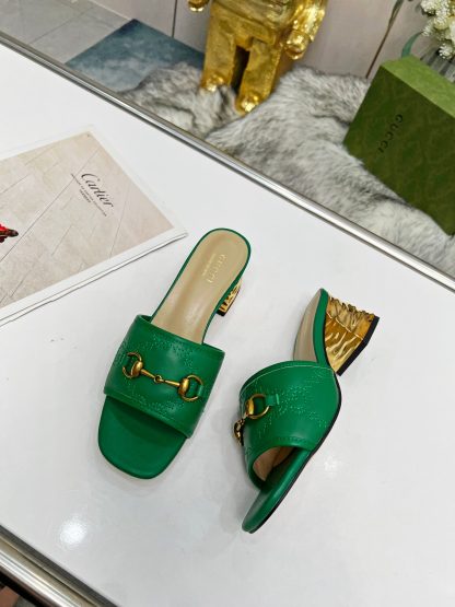Gucci mid-heel slippers - Image 4