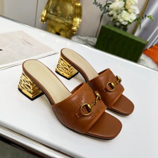 Gucci mid-heel slippers