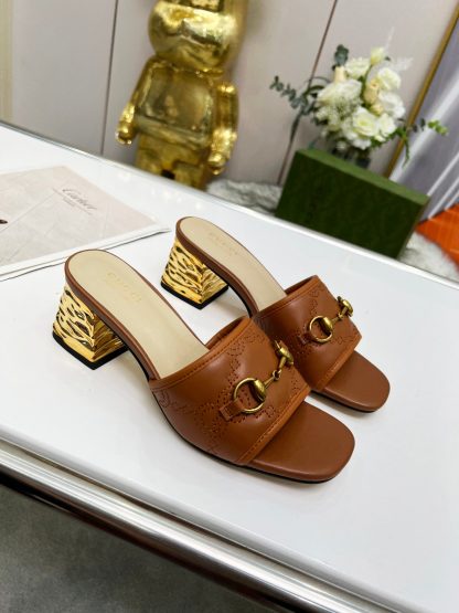 Gucci mid-heel slippers - Image 4